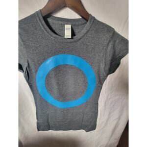 the Germs    band  t shirt size Ladies  small heather gray